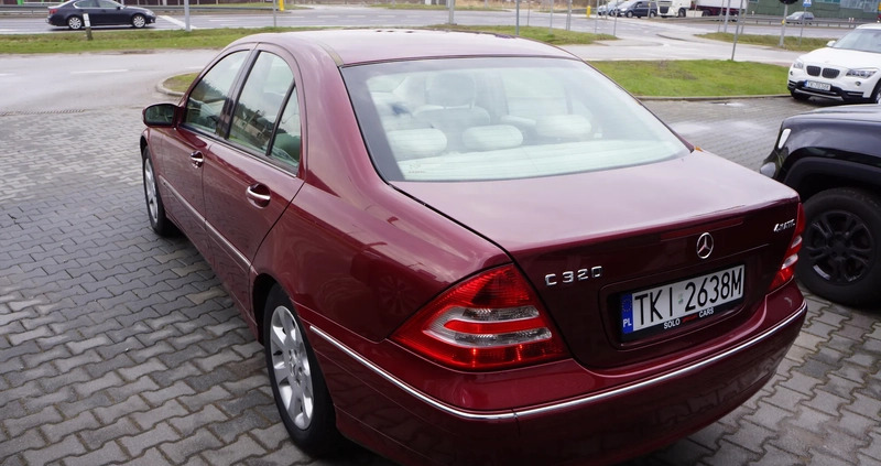 Mercedes-Benz Klasa C cena 28900 przebieg: 195376, rok produkcji 2004 z Skaryszew małe 277